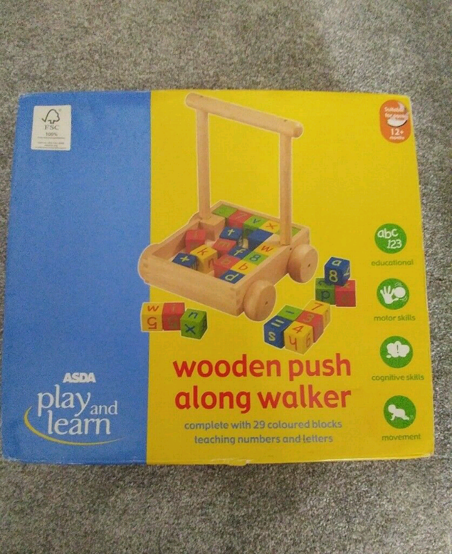 push along walker asda